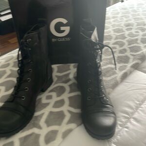 Guess black booties